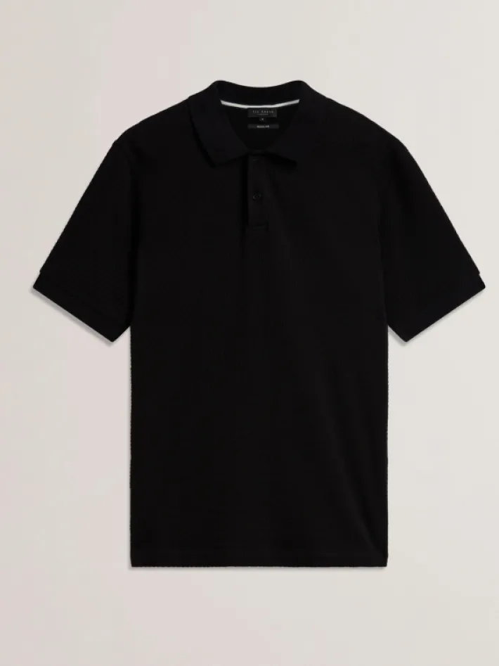 redman_short_sleeve_regul_4-1.webp Redman Short Sleeve Regular Textured Polo<Ted Baker Flash Sale
