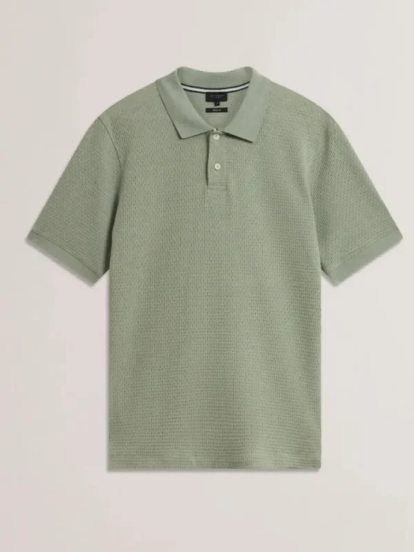Redman Short sleeve Regular Textured Polo<Ted Baker Best Sale