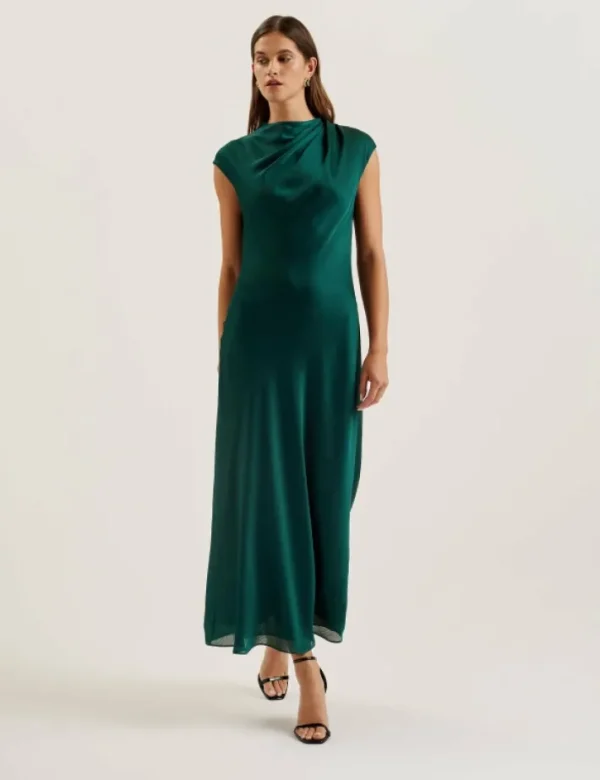 Rimini Chiffon Drape Neck Detail Midaxi Dress<Ted Baker Discount