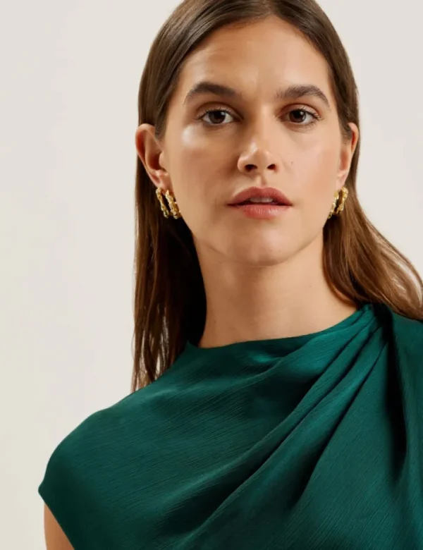 Rimini Chiffon Drape Neck Detail Midaxi Dress<Ted Baker Discount