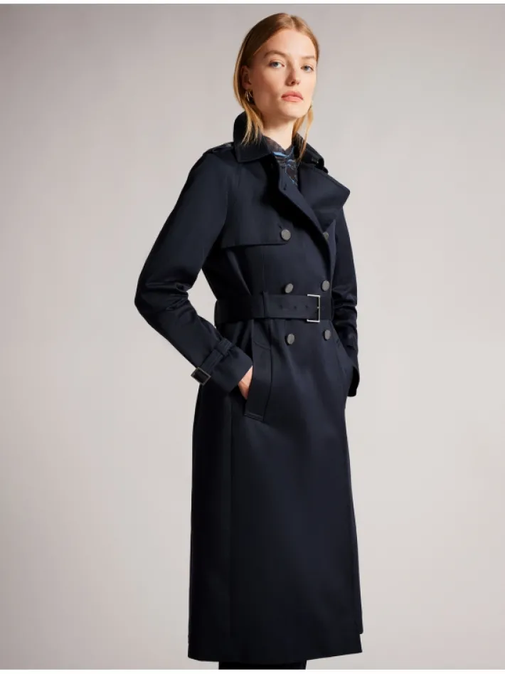 robbii_lightweight_shower_0.webp Robbii Lightweight Showerproof Belted Trench Coat<Ted Baker New