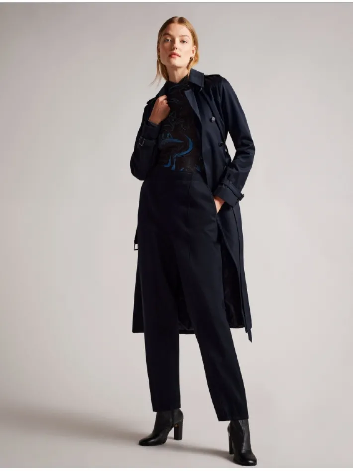 robbii_lightweight_shower_3.webp Robbii Lightweight Showerproof Belted Trench Coat<Ted Baker New