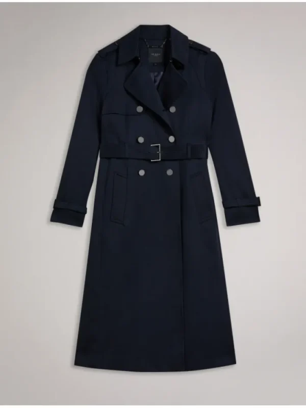 Robbii Lightweight Showerproof Belted Trench Coat<Ted Baker New