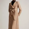 Rosell Long Length Wool Wrap Coat<Ted Baker Fashion