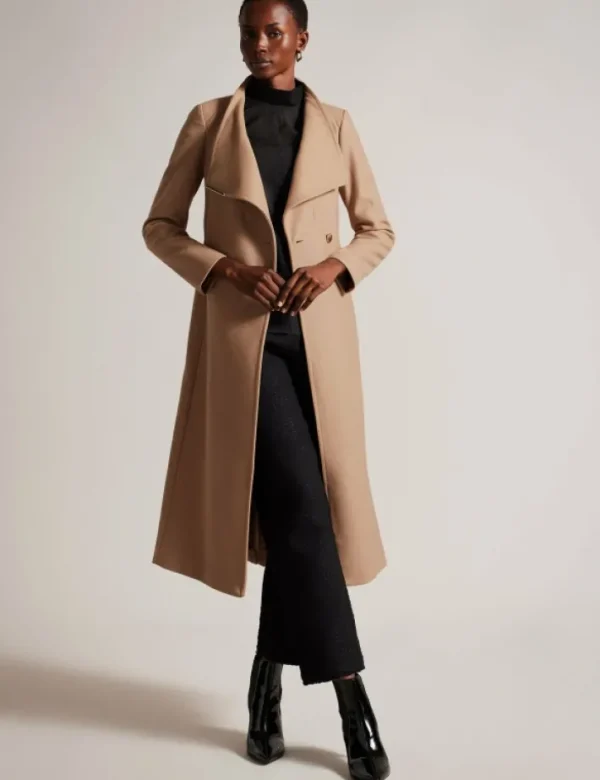 Rosell Long Length Wool Wrap Coat<Ted Baker Fashion