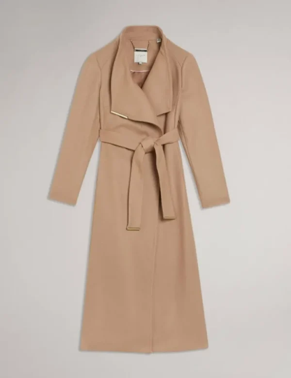 Rosell Long Length Wool Wrap Coat<Ted Baker Fashion