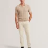 Ruzza Short Sleeve Open Neck Textured Polo<Ted Baker New
