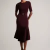 Samalee Flippy Hem Knitted Midi Dress With Belt<Ted Baker Clearance