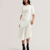 Samalee Flippy Hem Knitted Midi Dress With Belt<Ted Baker Best Sale