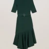 Samalee Flippy Hem Knitted Midi Dress With Belt<Ted Baker Best Sale