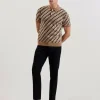Seferry Interlocking T Jacquard Knitted Polo Shirt<Ted Baker Store