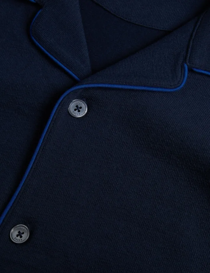 selar_short_sleeve_regula_2.webp Selar Short Sleeve Regular Button Through Shirt<Ted Baker Flash Sale