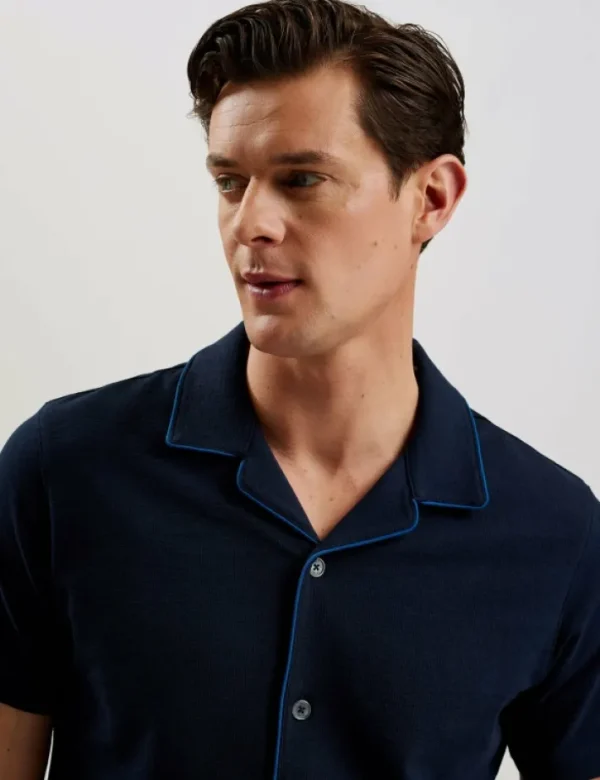 Selar Short Sleeve Regular Button Through Shirt<Ted Baker Flash Sale