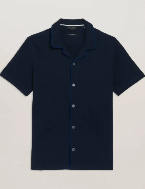 Selar Short Sleeve Regular Button Through Shirt<Ted Baker Flash Sale