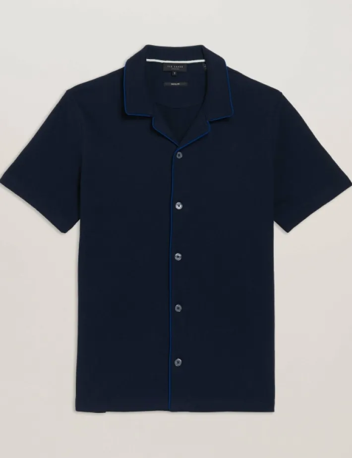 selar_short_sleeve_regula_6.webp Selar Short Sleeve Regular Button Through Shirt<Ted Baker Flash Sale