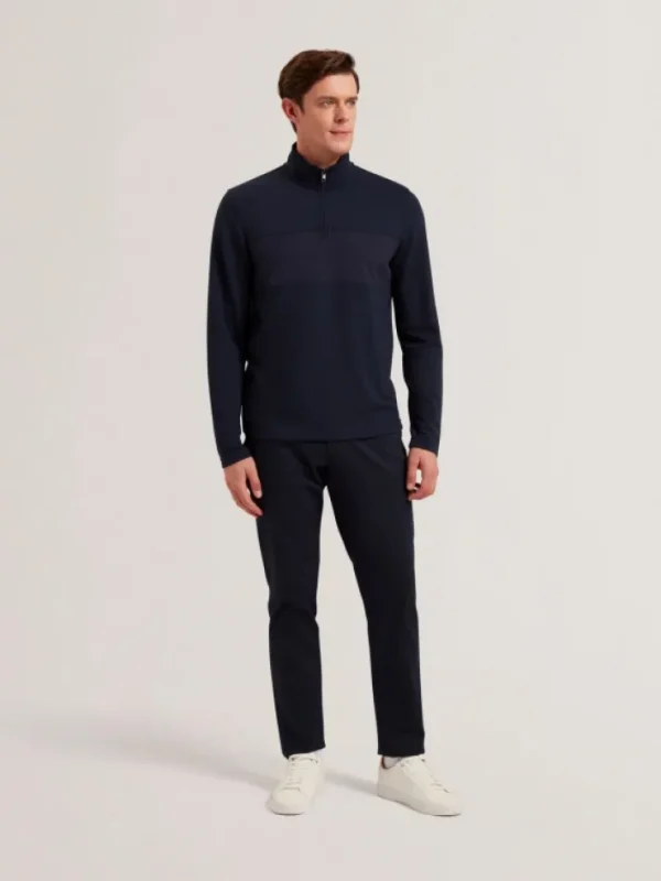 Simonea Textured Panel Half-Zip Modal Sweatshirt<Ted Baker Best