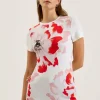 Sindhaa Floral Print Fitted Short Sleeve T-Shirt<Ted Baker Cheap
