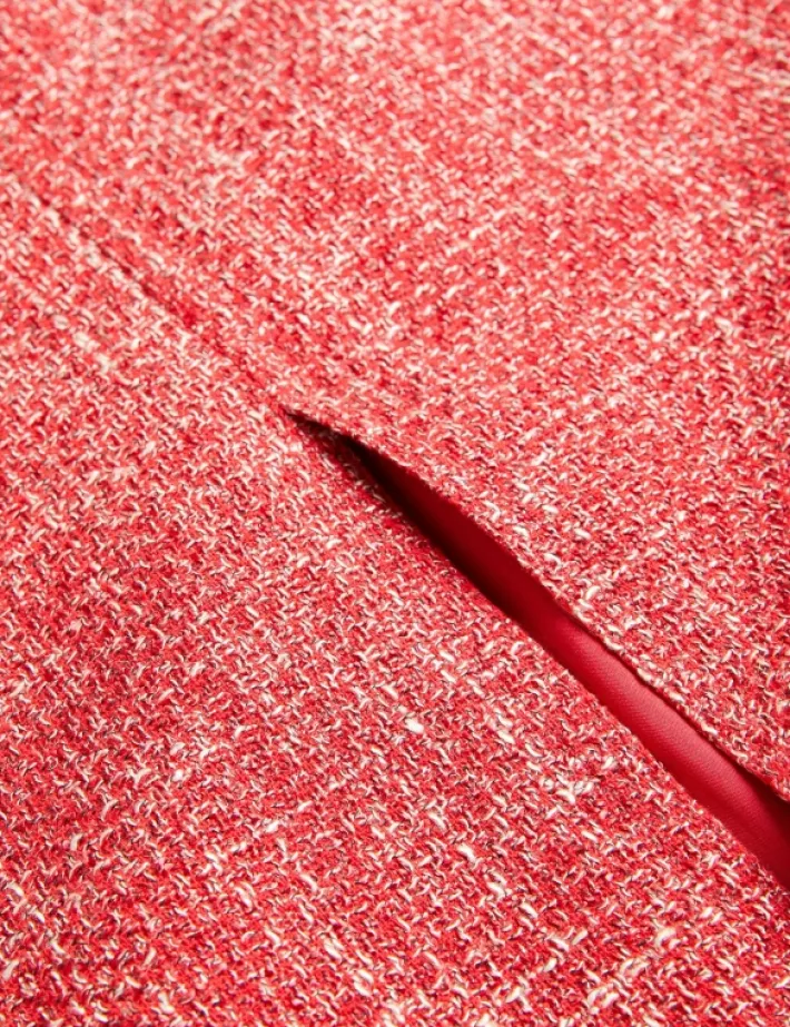 sumis_tailored_boucle_mid_2.webp Sumis Tailo Boucle Midi Skirt With Front Slit<Ted Baker Online