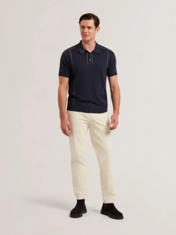 Telle Short Sleeve Regular Embroidered Button Polo<Ted Baker Online