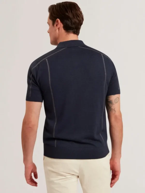 Telle Short Sleeve Regular Embroidered Button Polo<Ted Baker Online