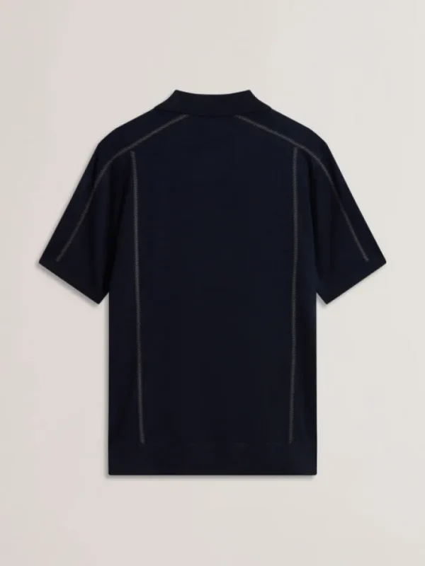 Telle Short Sleeve Regular Embroidered Button Polo<Ted Baker Online