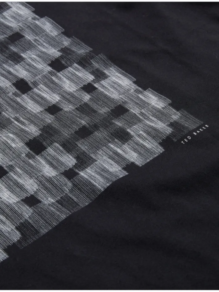 tessman_box_print_crew_ne_2.webp Tessman Box Print Crew Neck Cotton T-Shirt<Ted Baker Cheap