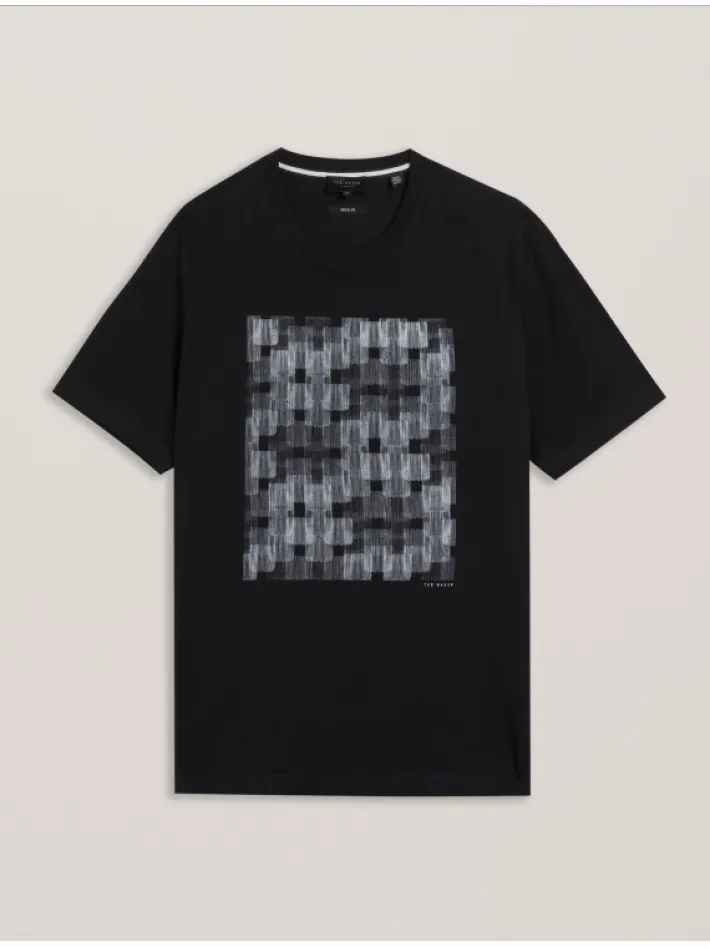 tessman_box_print_crew_ne_6.webp Tessman Box Print Crew Neck Cotton T-Shirt<Ted Baker Cheap