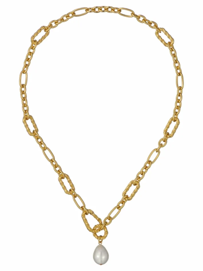 timora_twisted_pearl_pend_0.webp Timora Twisted Pearl Pendant Necklace<Ted Baker Online