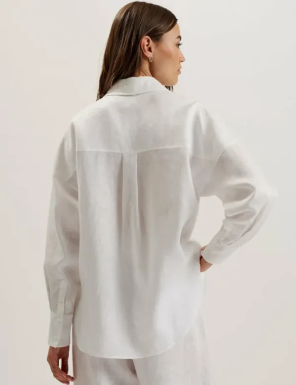 Toloca Oversized Linen Shirt<Ted Baker Best